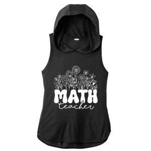 Math Teacher Algebra Instructor Geometry Pi Day Mathematics Cool Gift Ladies PosiCharge Tri-Blend Wicking Draft Hoodie Tank