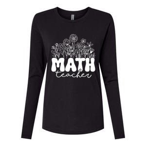 Math Teacher Algebra Instructor Geometry Pi Day Mathematics Cool Gift Womens Cotton Relaxed Long Sleeve T-Shirt