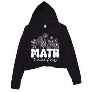 Math Teacher Algebra Instructor Geometry Pi Day Mathematics Cool Gift Crop Fleece Hoodie