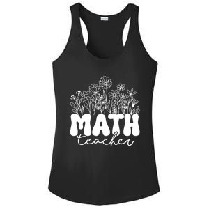 Math Teacher Algebra Instructor Geometry Pi Day Mathematics Cool Gift Ladies PosiCharge Competitor Racerback Tank