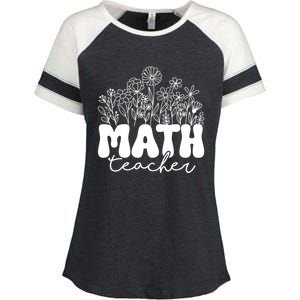 Math Teacher Algebra Instructor Geometry Pi Day Mathematics Cool Gift Enza Ladies Jersey Colorblock Tee