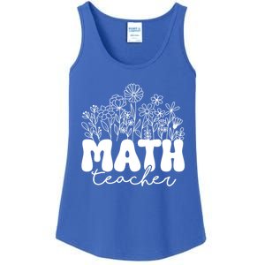 Math Teacher Algebra Instructor Geometry Pi Day Mathematics Cool Gift Ladies Essential Tank