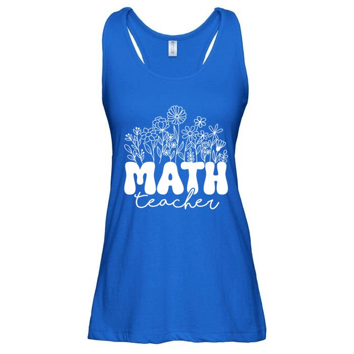 Math Teacher Algebra Instructor Geometry Pi Day Mathematics Cool Gift Ladies Essential Flowy Tank