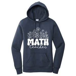 Math Teacher Algebra Instructor Geometry Pi Day Mathematics Cool Gift Women's Pullover Hoodie