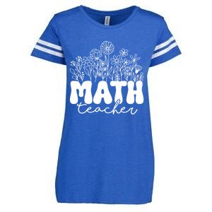 Math Teacher Algebra Instructor Geometry Pi Day Mathematics Cool Gift Enza Ladies Jersey Football T-Shirt