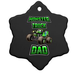 Monster Trucks Are My Jam Monster Truck Dad Ceramic Star Ornament