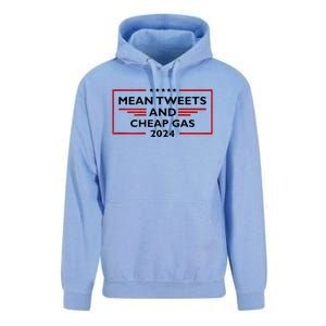 Mean Tweets And Cheap Gas Funny 2024 Pro Trump Unisex Surf Hoodie