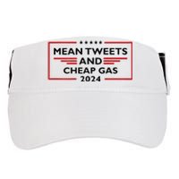 Mean Tweets And Cheap Gas Funny 2024 Pro Trump Adult Drive Performance Visor