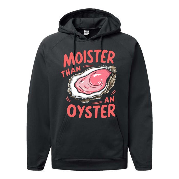 Moister Than An Oyster Performance Fleece Hoodie