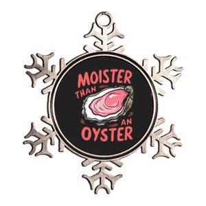 Moister Than An Oyster Metallic Star Ornament