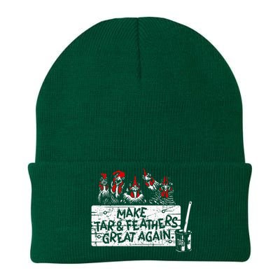 Make Tar And Feathers Great Again Chickens Animal Knit Cap Winter Beanie