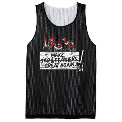 Make Tar And Feathers Great Again Chickens Animal Mesh Reversible Basketball Jersey Tank