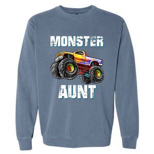 Monster Truck Aunt Garment-Dyed Sweatshirt