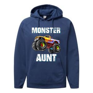 Monster Truck Aunt Performance Fleece Hoodie