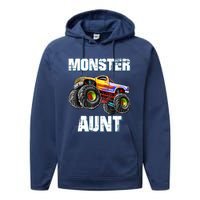 Monster Truck Aunt Performance Fleece Hoodie