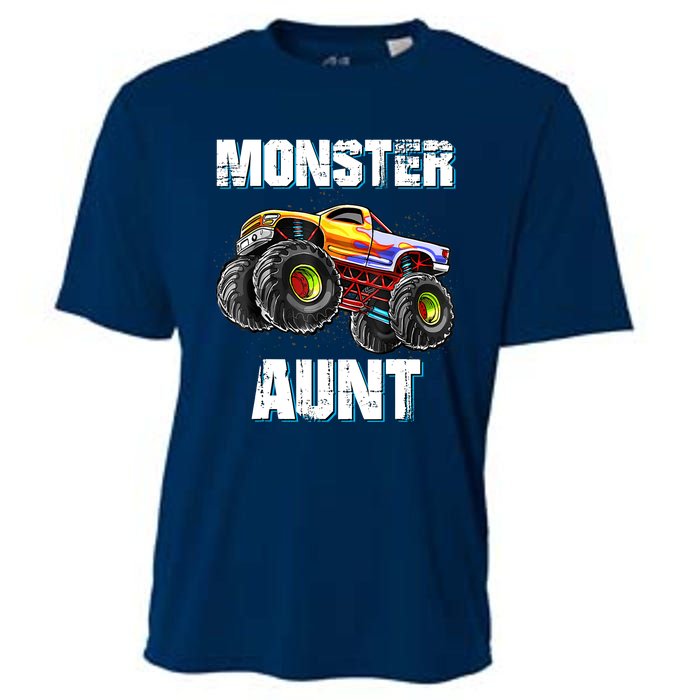 Monster Truck Aunt Cooling Performance Crew T-Shirt