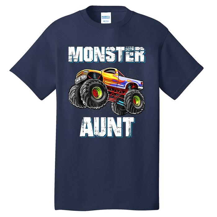 Monster Truck Aunt Tall T-Shirt