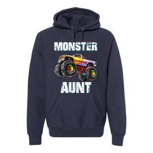 Monster Truck Aunt Premium Hoodie