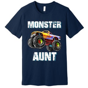 Monster Truck Aunt Premium T-Shirt