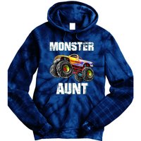 Monster Truck Aunt Tie Dye Hoodie