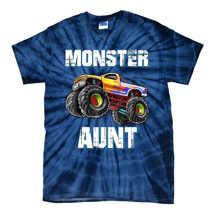 Monster Truck Aunt Tie-Dye T-Shirt