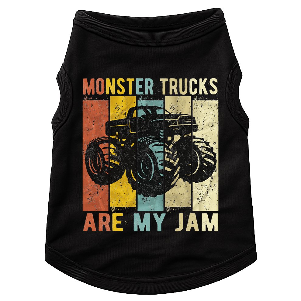Monster Trucks Are My Jam Doggie Tank
