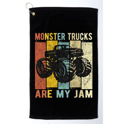 Monster Trucks Are My Jam Golf Towel