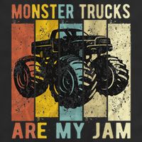 Monster Trucks Are My Jam Golf Towel