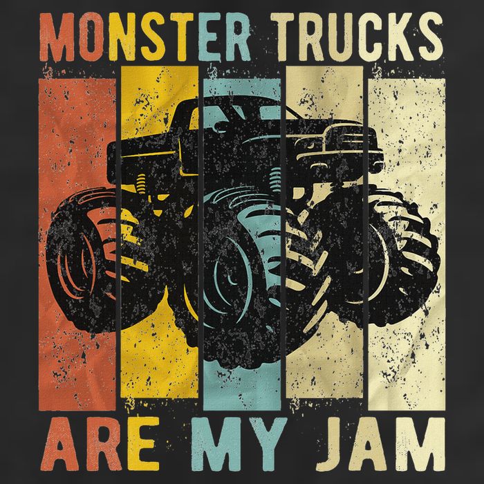 Monster Trucks Are My Jam Golf Towel
