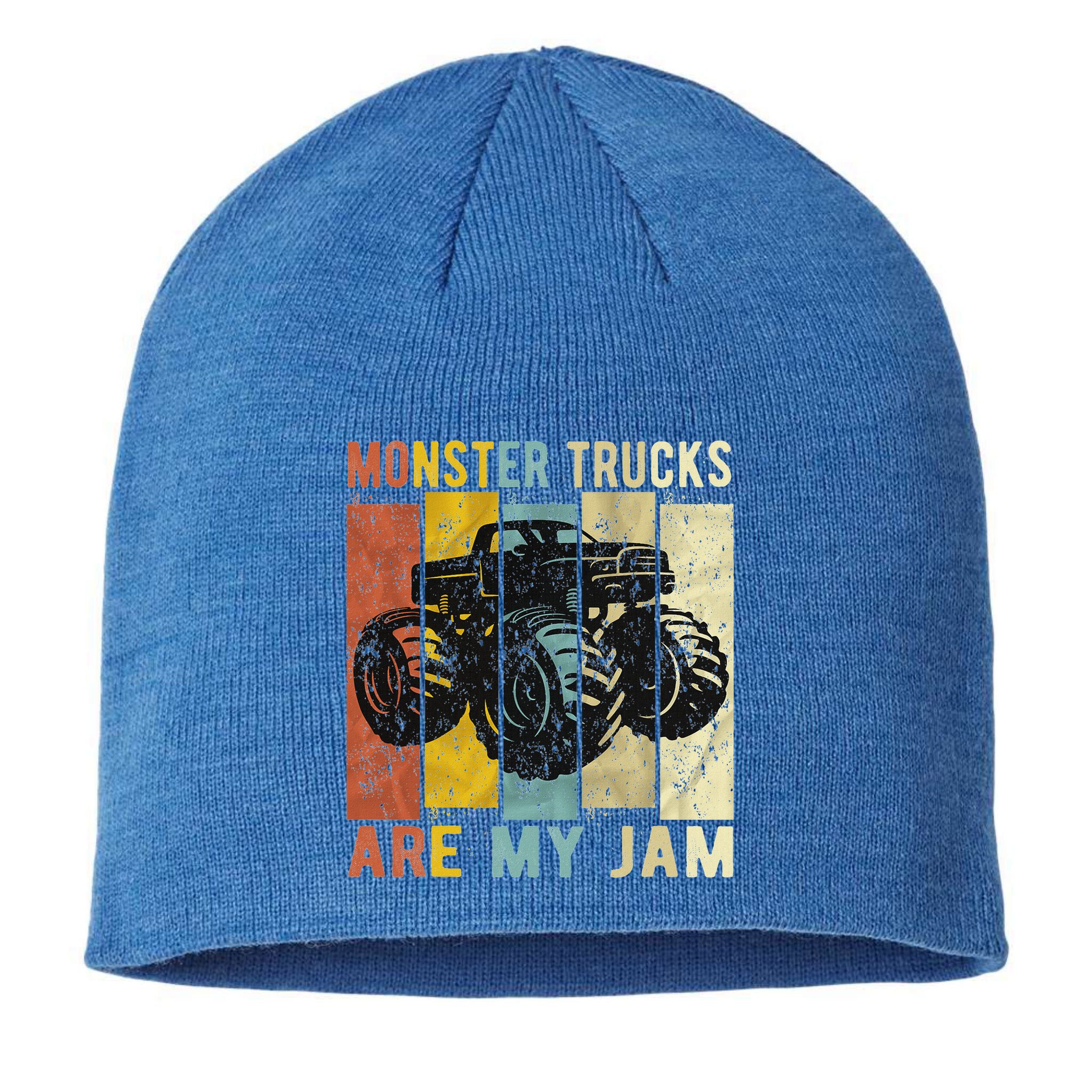 Monster Trucks Are My Jam Sustainable Beanie