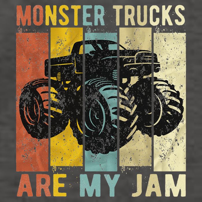Monster Trucks Are My Jam Vector Backpack