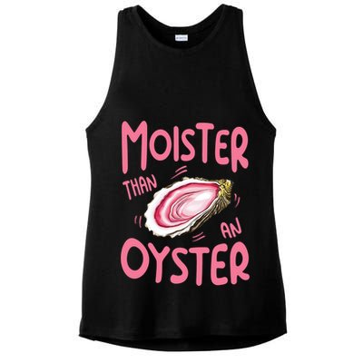 Moister Than An Oyster Ladies PosiCharge Tri-Blend Wicking Tank