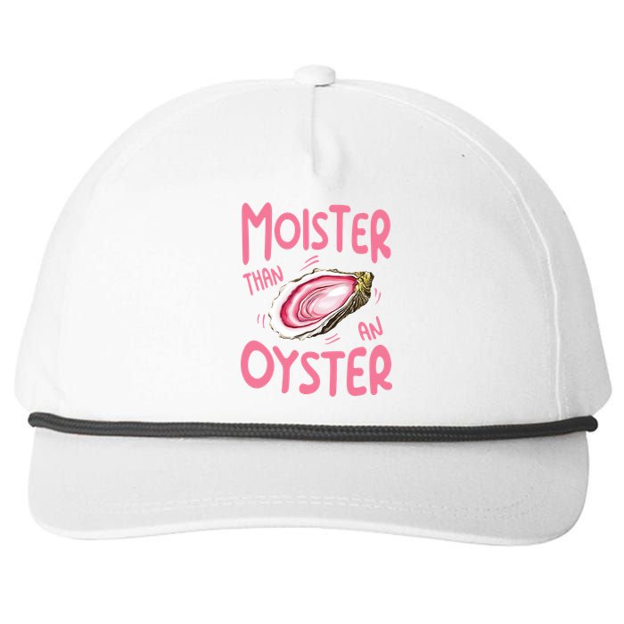 Moister Than An Oyster Snapback Five-Panel Rope Hat