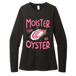 Moister Than An Oyster Womens CVC Long Sleeve Shirt