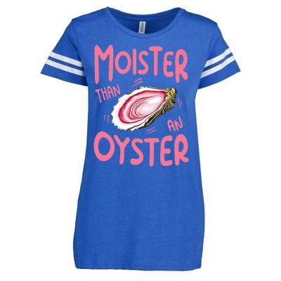 Moister Than An Oyster Enza Ladies Jersey Football T-Shirt