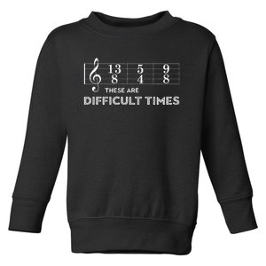 Musician These Are Difficult Times Toddler Sweatshirt