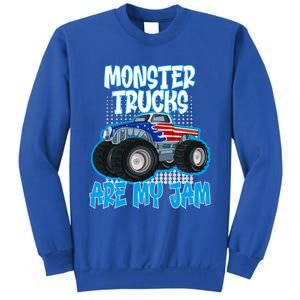 Monster Trucks Are My Jam Funny Monster Trucks Meaningful Gift Sweatshirt