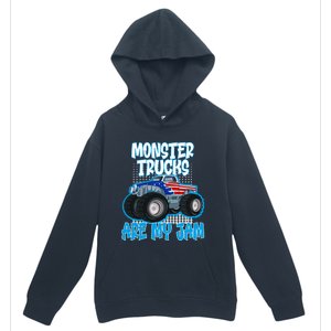 Monster Trucks Are My Jam Funny Monster Trucks Meaningful Gift Urban Pullover Hoodie