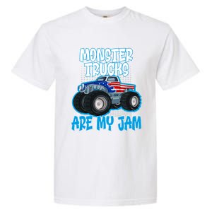 Monster Trucks Are My Jam Funny Monster Trucks Meaningful Gift Garment-Dyed Heavyweight T-Shirt