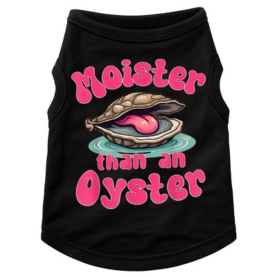 Moister Than An Oyster Funny Seafood Humor Doggie Tank