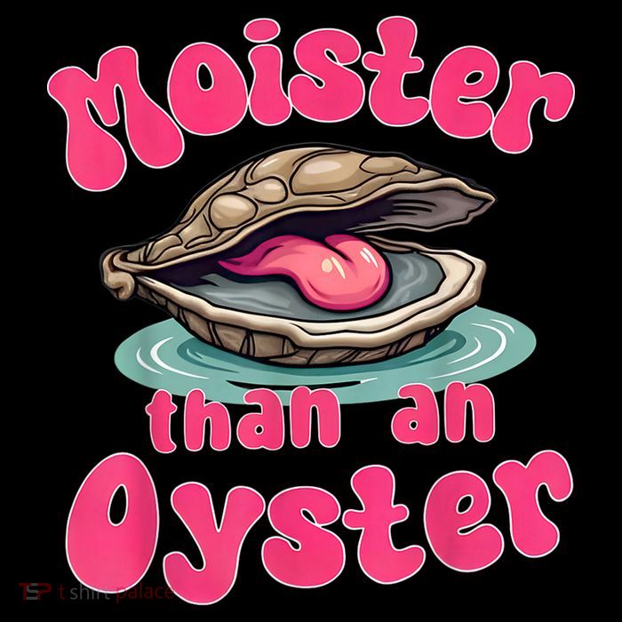 Moister Than An Oyster Funny Seafood Humor Flexfit Unipanel Trucker Cap