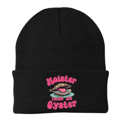 Moister Than An Oyster Funny Seafood Humor Beanie