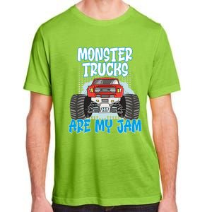 Monster Trucks Are My Jam Monster Truck Cute Gift Adult ChromaSoft Performance T-Shirt