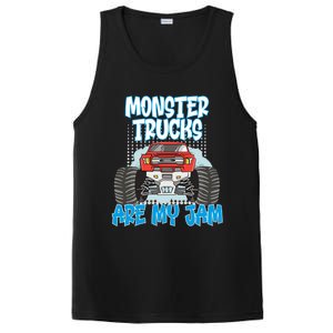 Monster Trucks Are My Jam Monster Truck Cute Gift PosiCharge Competitor Tank