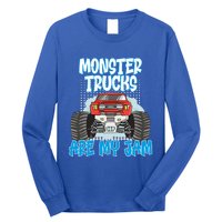 Monster Trucks Are My Jam Monster Truck Cute Gift Long Sleeve Shirt