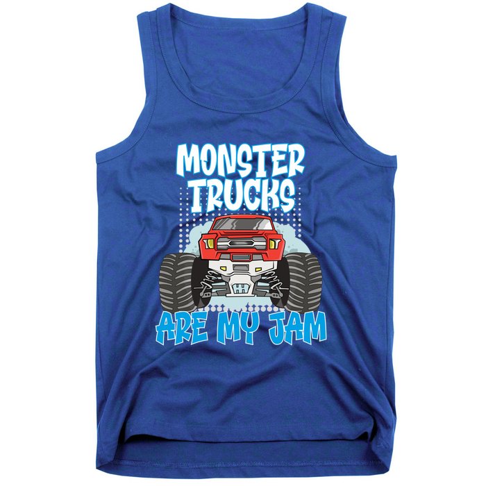 Monster Trucks Are My Jam Monster Truck Cute Gift Tank Top