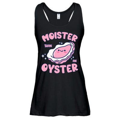 Moister Than An Oyster Inappropriate Shellfish Funny Raunchy Ladies Essential Flowy Tank