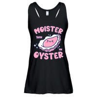 Moister Than An Oyster Inappropriate Shellfish Funny Raunchy Ladies Essential Flowy Tank
