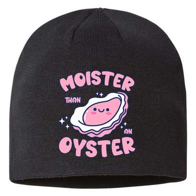 Moister Than An Oyster Inappropriate Shellfish Funny Raunchy Sustainable Beanie