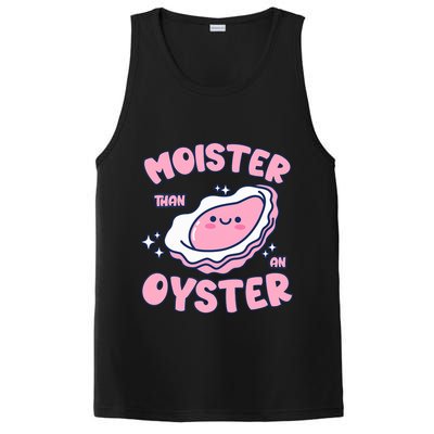 Moister Than An Oyster Inappropriate Shellfish Funny Raunchy PosiCharge Competitor Tank